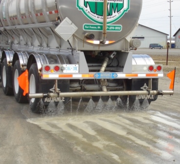 Spraying Magnesium Chloride